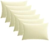 vidaXL Kissenbezug Kissenbezug 6 pcs HEERLEN Creme 50 x 80 cm Polyester, (6...