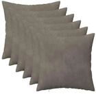 vidaXL Kissenbezug Kissenbezug 6 pcs HEERLEN Hellgrau 40 x 40 cm Samt, (6...