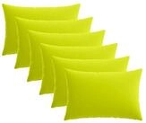 vidaXL Kissenbezug Kissenbezug 6 pcs HEERLEN Hellgr&uuml;n 50 x 80 cm Polyester, (6