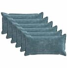 vidaXL Kissenbezug Kissenbezug 6 stk. HOUTEN Blau 40 x 70 cm Chenille-Stoff, (6