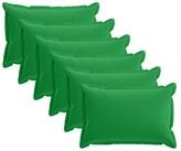 vidaXL Kissenbezug Kissenbezug 6 stk. HOUTEN Gr&uuml;n 40 x 60 cm Polyester, (6...