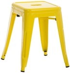 CLP Sitzhocker Armin (1er), stapelbar, Hocker aus Metall, bis 200 kg belastbar