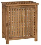 vidaXL W&auml;schekorb 50 x 35 x 60 cm W&auml;schekorb W&auml;schesammler Truhe Holz Natur