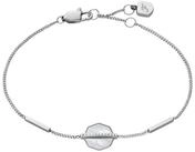 Fossil Armband Schmuck Geschenk Edelstahl JEWELRY, mit Glasstein - mit Perlmutt