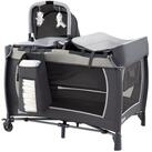 COSTWAY Baby-Reisebett, 1-tlg., faltbares Babybett mit Wickeltisch, Babywiege &