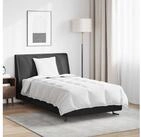 vidaXL Bett 2-in-1 Bettdecke mit Kissen 2 stk. Wei&szlig; Daunenfeder (2-tlg)