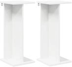 vidaXL Blumenst&auml;nder Pflanzenst&auml;nder 2 Stk. Wei&szlig; 25 x 25,5 x 60,5 cm...