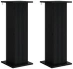 vidaXL Blumenst&auml;nder Pflanzenst&auml;nder 2 stk. Schwarz 30,5 x 30 x 80,5 cm (2 St)