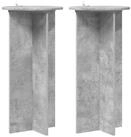 vidaXL Blumenst&auml;nder Pflanzenst&auml;nder 2 Stk. Betongrau 40 x 40 x 80 cm...