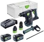 FESTOOL Akku-Kombibohrhammer KHC 18 EB-Basic Akku Kombihammer 18 V 2,6 J...