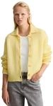 Strickjacke MARC O'POLO DENIM, Damen, Gr. S, gelb (medium gelb melange), Strick,