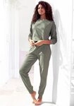 KangaROOS Pyjama (Set, 2 tlg) mit Slogan-Frontdruck