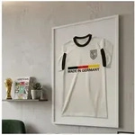 K-M&ouml;bel Bilderrahmen Trikot Rahmen, Echtholz Rahmen, Made in Germany wei&szlig; 70...