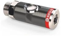 RIEGLER Steckfitting RIEGLER Sicherheitskupplung mit Au&szlig;engewinde, Alu,