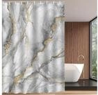 LuxusKollektion Duschvorhang Duschvorhang 180x180cm Marmor Textil Antischimmel