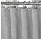 LuxusKollektion Duschvorhang Duschvorhang Waffel Waffel Hellgrau H182 x B275 cm...