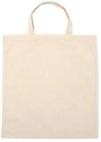 creativ company Basttasche creativ company Stoffbeutel mit kurzen Henkeln naturfarbig