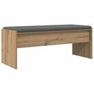 vidaXL Sitzbank Flurbank Artisan-Eiche 103 x 38 x 40 cm (1-St)
