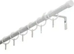 GARDINIA Gardinenstange Set Metall, &Oslash; 19 mm, 1-l&auml;ufig, ausziehbar, mit Bohren,
