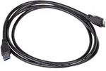 Akyga Akyga USB-Kabel USB-A Stecker, USB-Micro-B 3.0 Stecker 1.80 m Schwar...