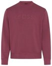 BOSS ORANGE Sweatshirt Rundhalsausschnitt, Relaxed Fit, gro&szlig;e Logo-Stickerei