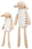 Flamingo Tierkuscheltier Hundespielzeug Ribola Schaf sitzend beige