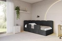 ALTDECOR Jugendbett KIVY (Jugendbett mit Bettkasten und Lattenrost, Polsterbett...