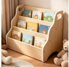 relaxdays Kinderregal Tragbares Kinder-B&uuml;cherregal Tisch, 1-tlg.