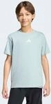 T-Shirt ADIDAS SPORTSWEAR "ESSENTIALS KIDS", M&auml;dchen, Gr. 176, wonder sage, wei&szlig;,