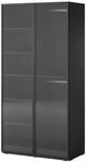 Masseno Dreht&uuml;renschrank ATELIO 101 cm Kleiderschrank 2 T&uuml;ren...