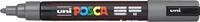 POSCA Marker Faber Castell Marker UNI POSCA PC-5M 1,8-2,5 tiefgrau