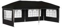 vidaXL Partyzelt Pop-up Partyzelt 575 x 289 x 245 cm Schwarz