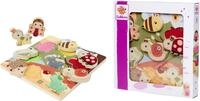 Eichhorn Steckpuzzle F&uuml;hlpuzzle mit Stoff, 7 Puzzleteile