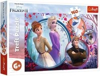 Disney Frozen Puzzle Frozen Puzzle 160 Pieces Lustiges Design mit Elsa und Anna...