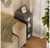 Vicco B&uuml;cherregal Rula, Anthrazit, 20 x 81.6 cm