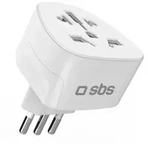 sbs Steckdosenadapter Weltstecker Urlaubsstecker Reiseadapter Typ L zu Typ N,...