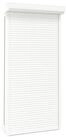vidaXL Fensterladen Rollladen Wei&szlig; 110 x 220 cm Aluminium und Polyurethan, BxH: