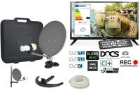 Microelectronic EasyFind Traveller Kit II TV Camping Komplettset 19 Zoll (48cm,