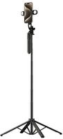 Hurtel Selfie-Stick Teleskopstativ 1,75 m mit Dual-Licht und Telefonhalter