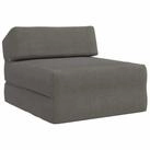 vidaXL Sofa 60 x 70 x 41 cm Klappsofa Bett Hellgrau 60x70x41 cm Stoff