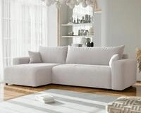Fun M&ouml;bel Ecksofa Sofa mit Schlaffunktion LUNA MAX in Stoff, inkl. Bettkasten,...