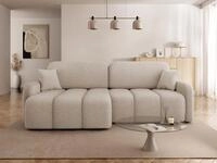 MIRJAN24 Ecksofa Carlos Boucle, mit Schlaffunktion und Bettkasten,...