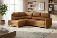 Fun M&ouml;bel Ecksofa Schlafsofa Sofa MARNO in Stoff Chill Me, inkl. Bettkasten,...