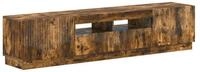 vidaXL TV-Board vidaXL LED-TV-Schrank HOORN 3 stk. Raucheiche Holzwerkstoff