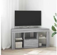 vidaXL TV-Board vidaXL Eck-LED-TV-Schrank 100 x 40 x 50 cm Graues Sonoma