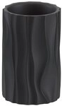 kela Zahnputzbecher MERIDA, Schwarz, runde Form, (1-St)