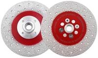 LuxusKollektion Diamanttrennscheibe Diamantscheibe 125 mm M14 Vakuumgel&ouml;tet