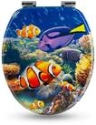 Sanfino WC-Sitz &bdquo;Nemo&ldquo; hochwertiger Toilettendeckel mit Absenkautomatik und...