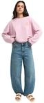 Jeansjeggings ROXY "Saltywater Glow", Damen, Gr. 36, blau (surf wash sandy),