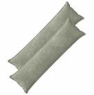 vidaXL Kissenbezug Kissenbezug 2 stk. HOUTEN Gr&uuml;n 40 x 145 cm Chenille-Stoff,...